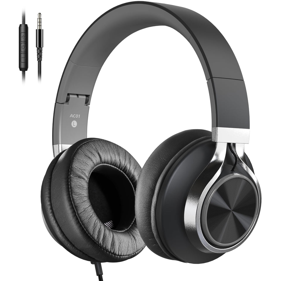 COOSII AC01 front view showing sleek headset and clear branding for reliable stereo sound