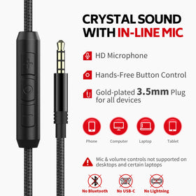 COOSII AC01 microphone detail illustrating built-in HD mic that reduces wind noise