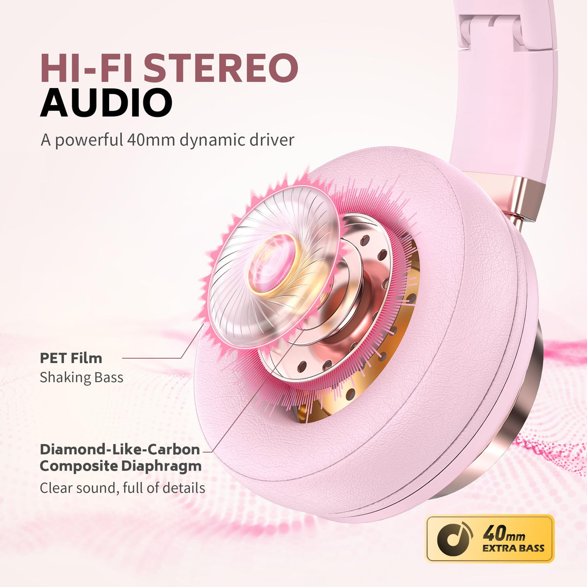 COOSII folded headset demonstrating compact portability and travel ease