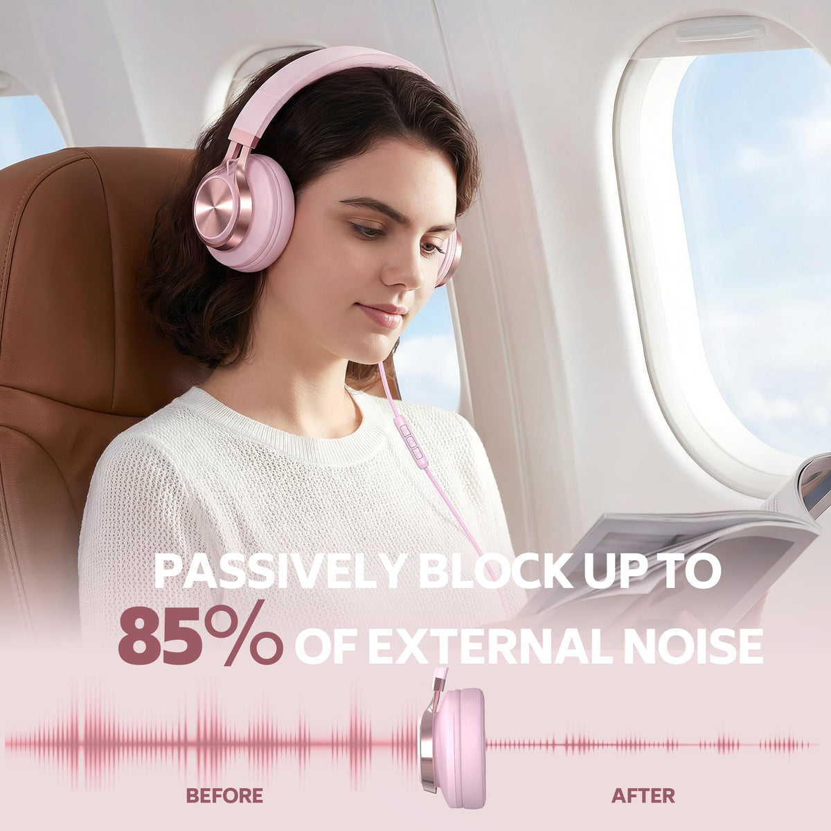 COOSII inline volume and mic control for quick sound and call management