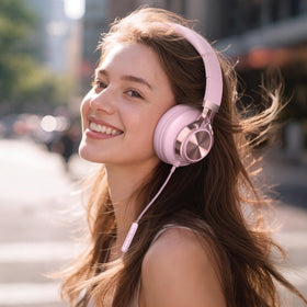 COOSII worn on commuter showcasing focused listening during travel