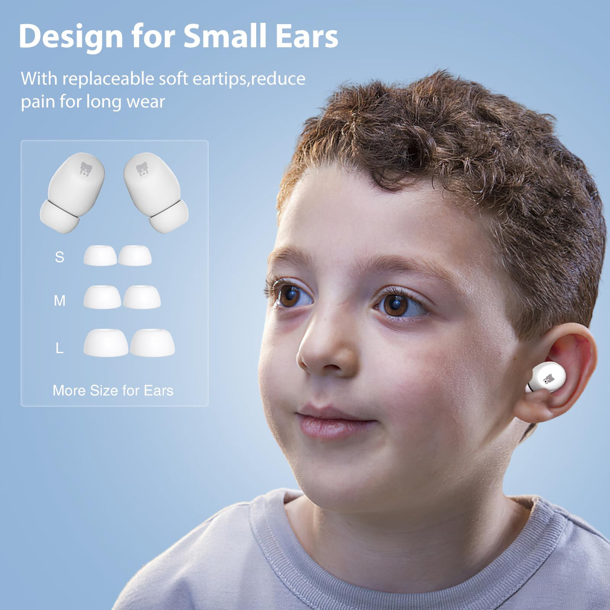 COOTIMOCK Kids Earbuds ABS-safe material supports everyday use by kids