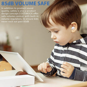 COOTIMOCK Kids Earbuds with Bluetooth 5.3 for quick, stable connectivity