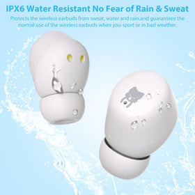 COOTIMOCK Kids Earbuds IPX6 sweatproof for school and activities