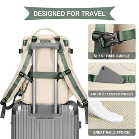 coowoz strap and padding closeup offering breathable comfort on long carries