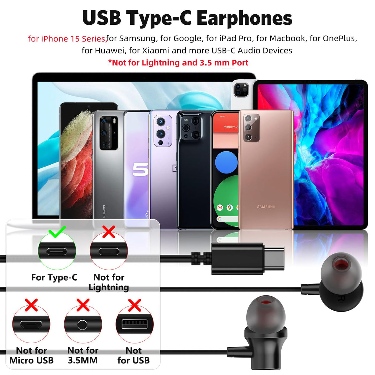 COOYA closeup of earbud housing and nozzle, shows durable finish and fit