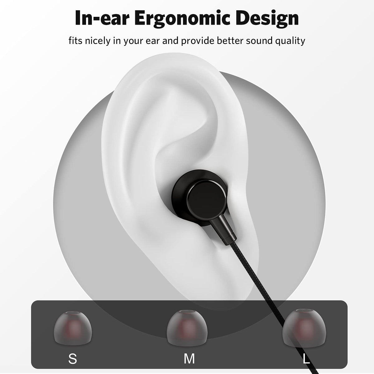 COOYA earbuds used during commute, delivers clear audio and reliable mic