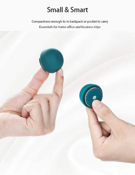 COPORA compact stand in a pocket highlighting portability and travel convenience