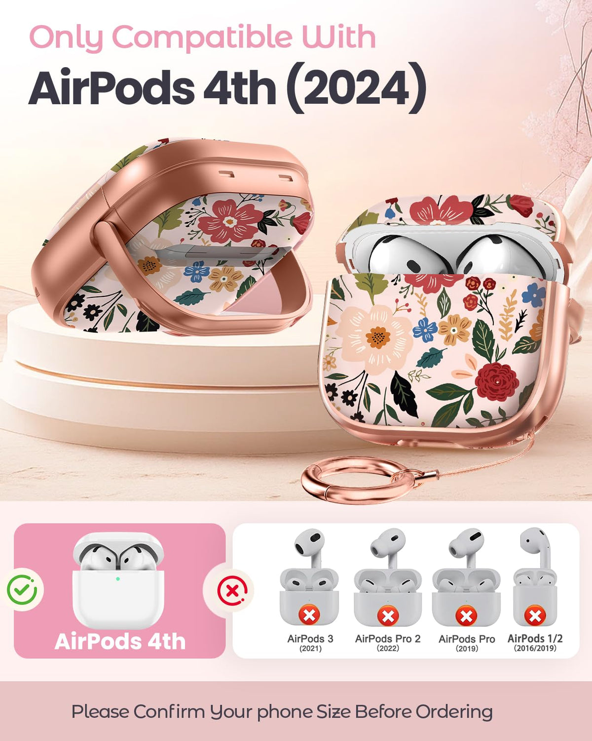 Coralogo AirPods 4 case with kawaii cartoon design adds playful style.