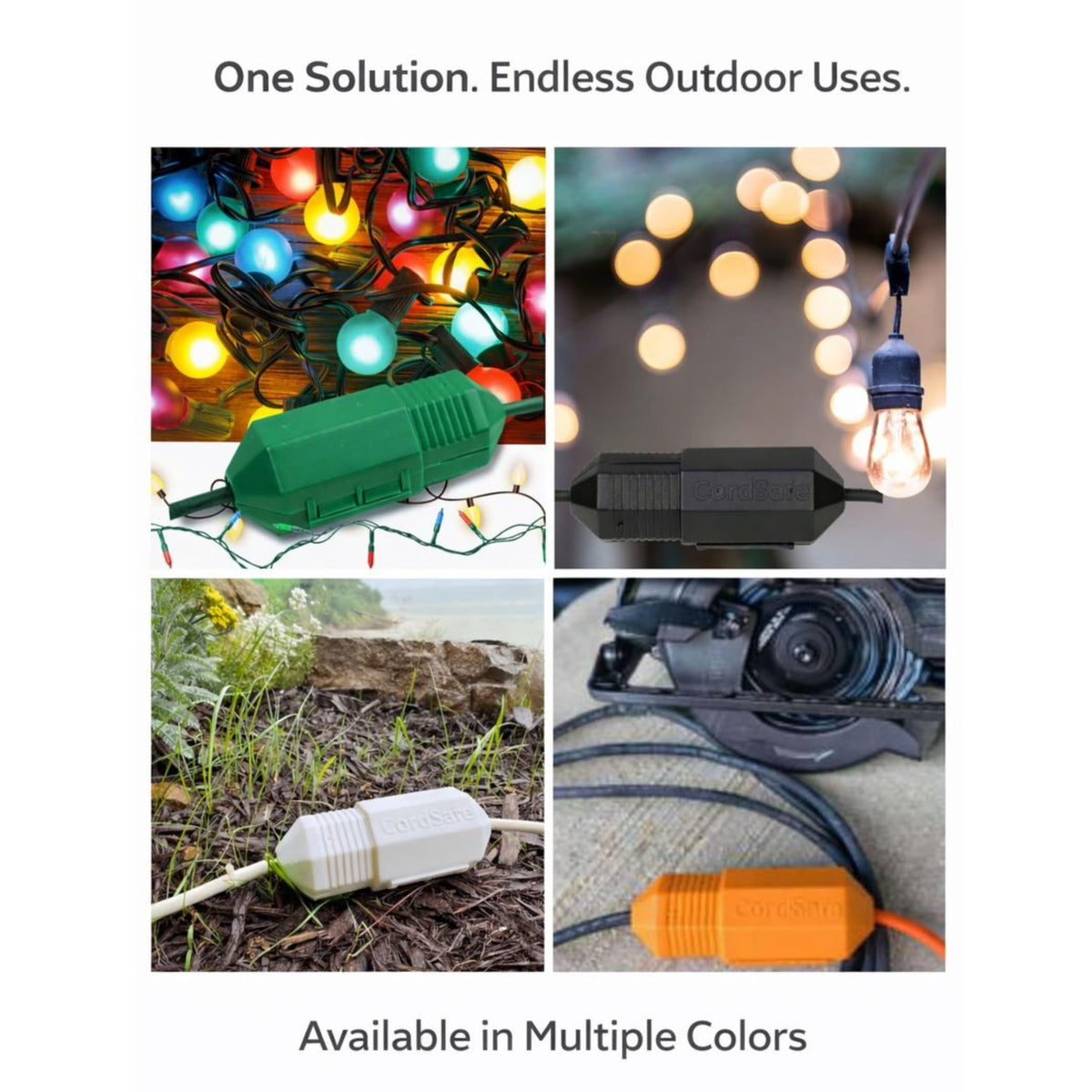 Made in the USA CordSafe Plus emphasizes durable, reusable protection for cords.