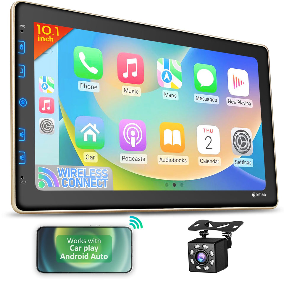 COREHAN 10-inch touchscreen display for crisp in-car visuals and control