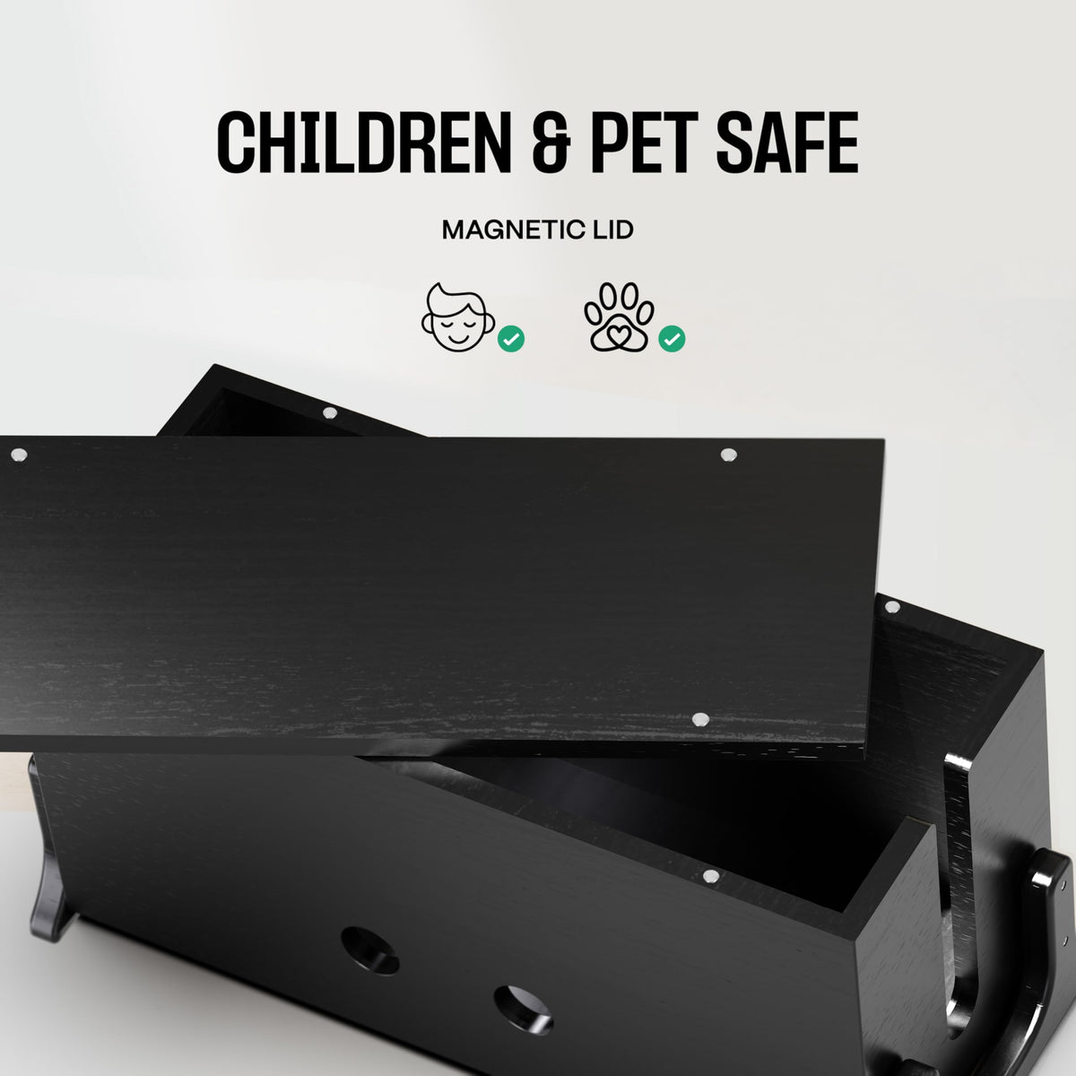 COREMINDED acacia wood on TV stand improving living room aesthetics and cable order