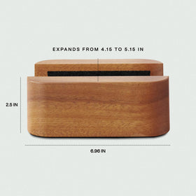 COREMINED felt-lined slot detail protecting laptop finish and preventing scratches