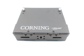 Corning SPH-01P cable entry detail showing secure routing benefit