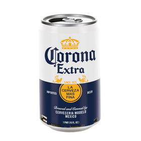 Corona Can Bluetooth Speaker front view, bottle-inspired design for portable vibes.