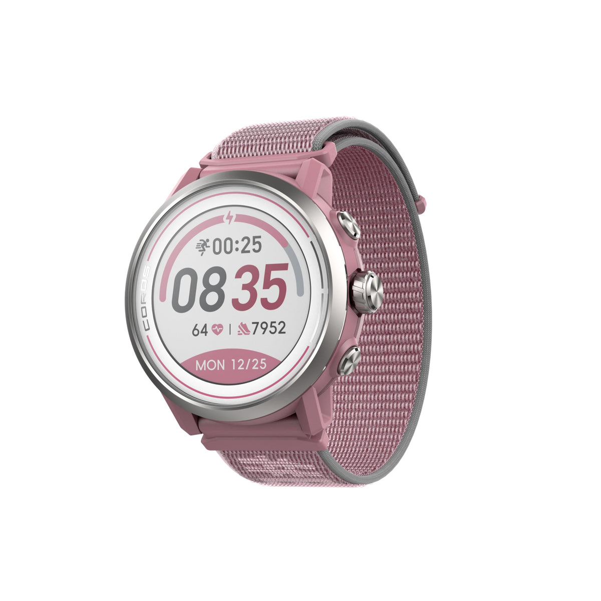 COROS APEX 2 pink with sapphire glass face for durable outdoor tracking and crisp visibility