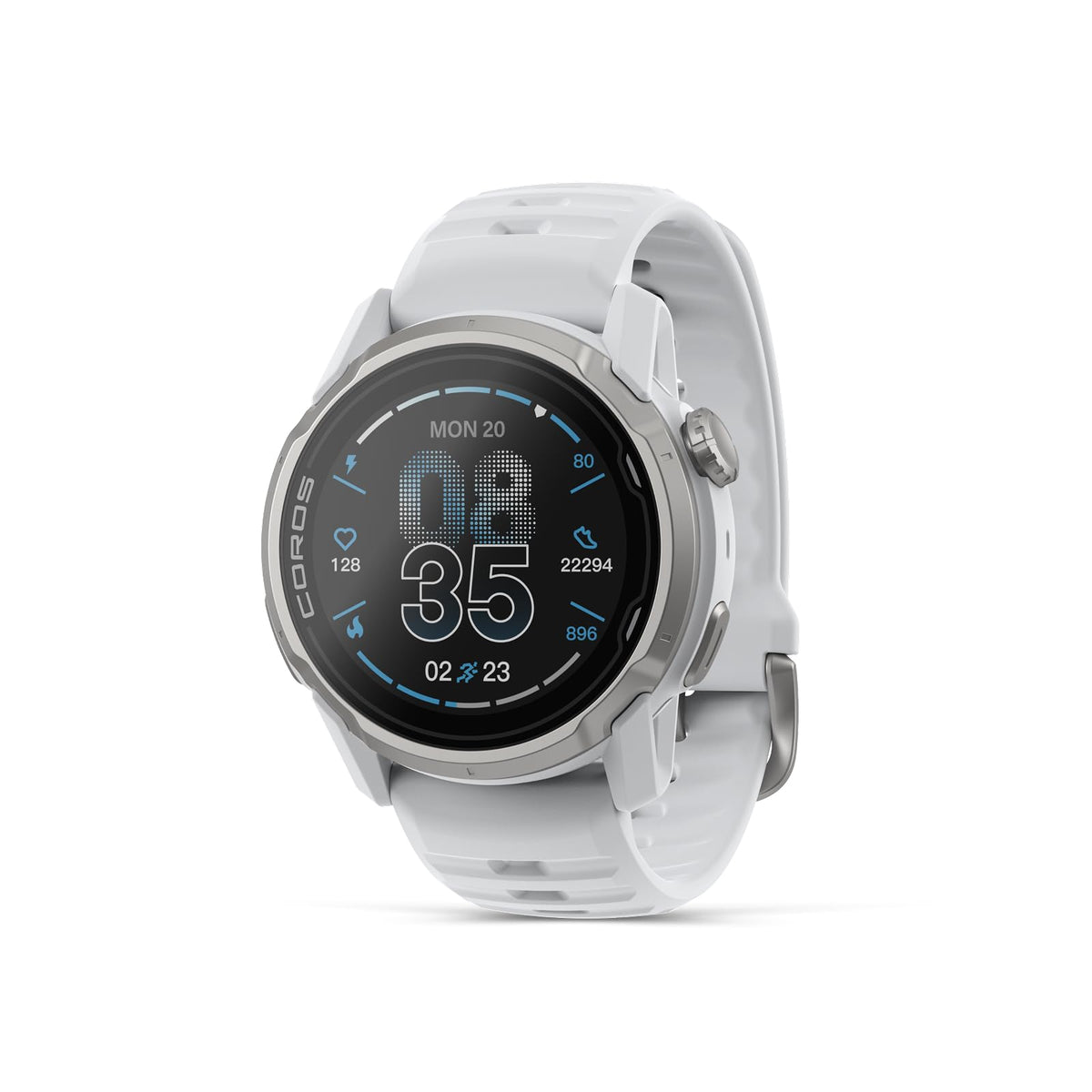 COROS APEX 4 on the wrist with rugged build for daily training