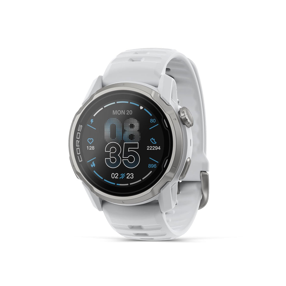 COROS APEX 4 on the wrist with rugged build for daily training