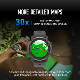 COROS APEX 4 battery life up to 65 hours for long expeditions.
