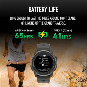 COROS APEX 4 global maps with turn-by-turn navigation for trails and cities.
