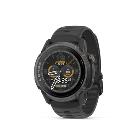 COROS APEX 4 46mm titanium chassis shown for rugged outdoor durability.