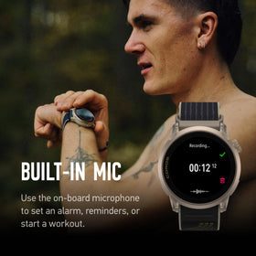 Digital crown and buttons offer precise navigation during high intensity sessions