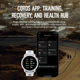 COROS PACE 4 nylon band enables lightweight daily wear.