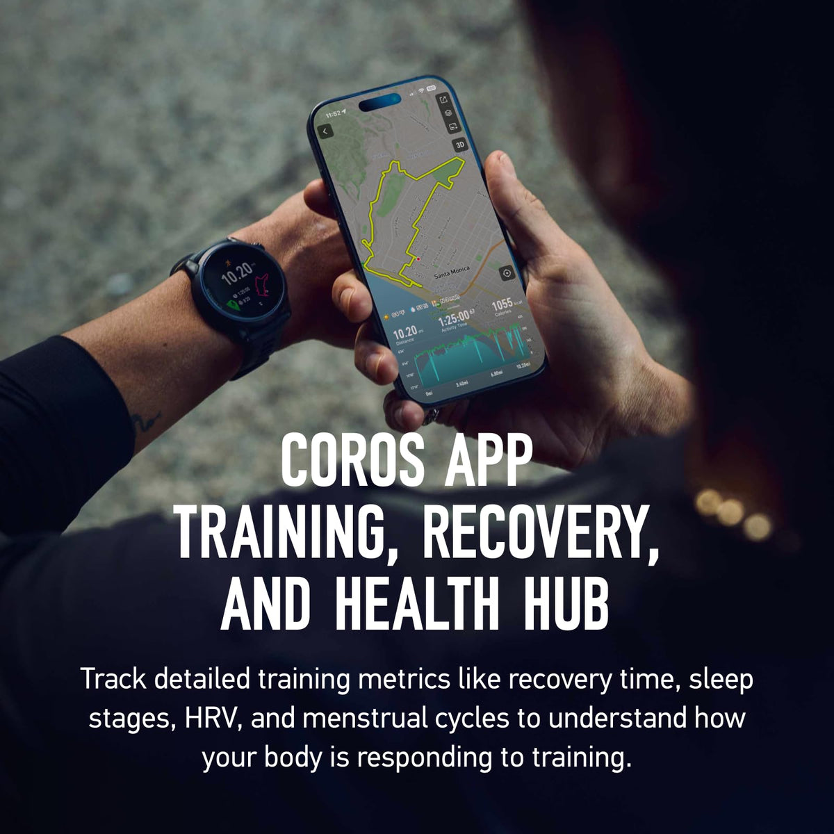 COROS PACE 4 battery life concept illustrates long usage without charging