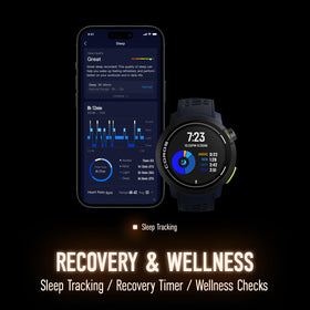 COROS Pace Pro 22mm silicone band for secure, comfortable wear