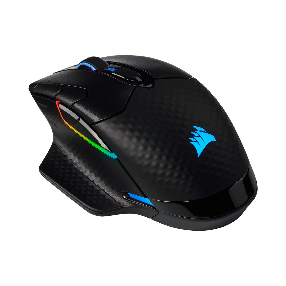 Corsair Dark Core RGB PRO SE front view highlighting ergonomic grip for precision