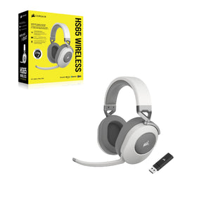 Corsair HS65 in use with PS5 for immersive surround sound.