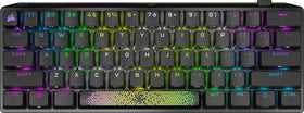 Corsair K70 Pro Mini 60% keyboard with compact aluminum frame for small desks.