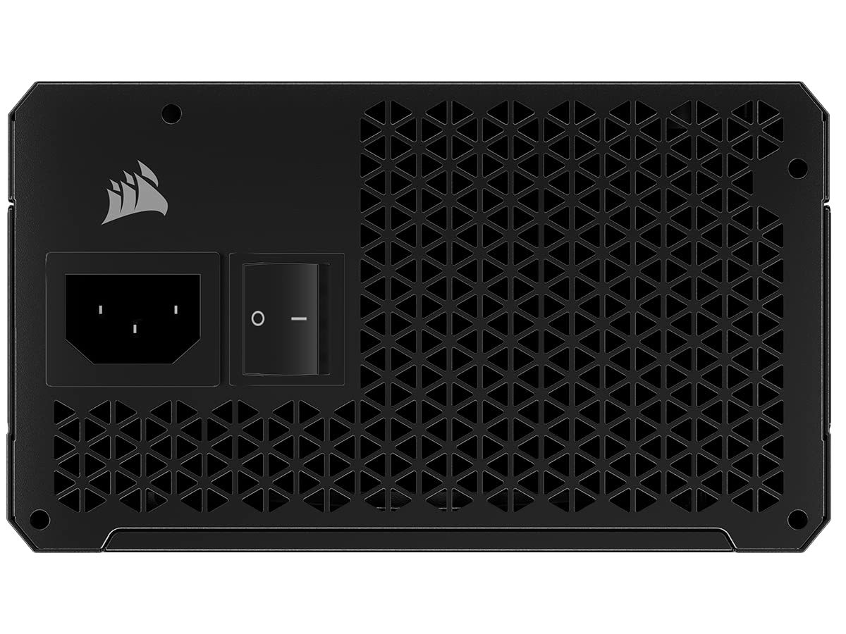 Corsair RM1000e low-noise fan system minimizes distraction during long sessions.
