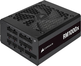 Corsair RM1000x fully modular cables enable clean cable management.