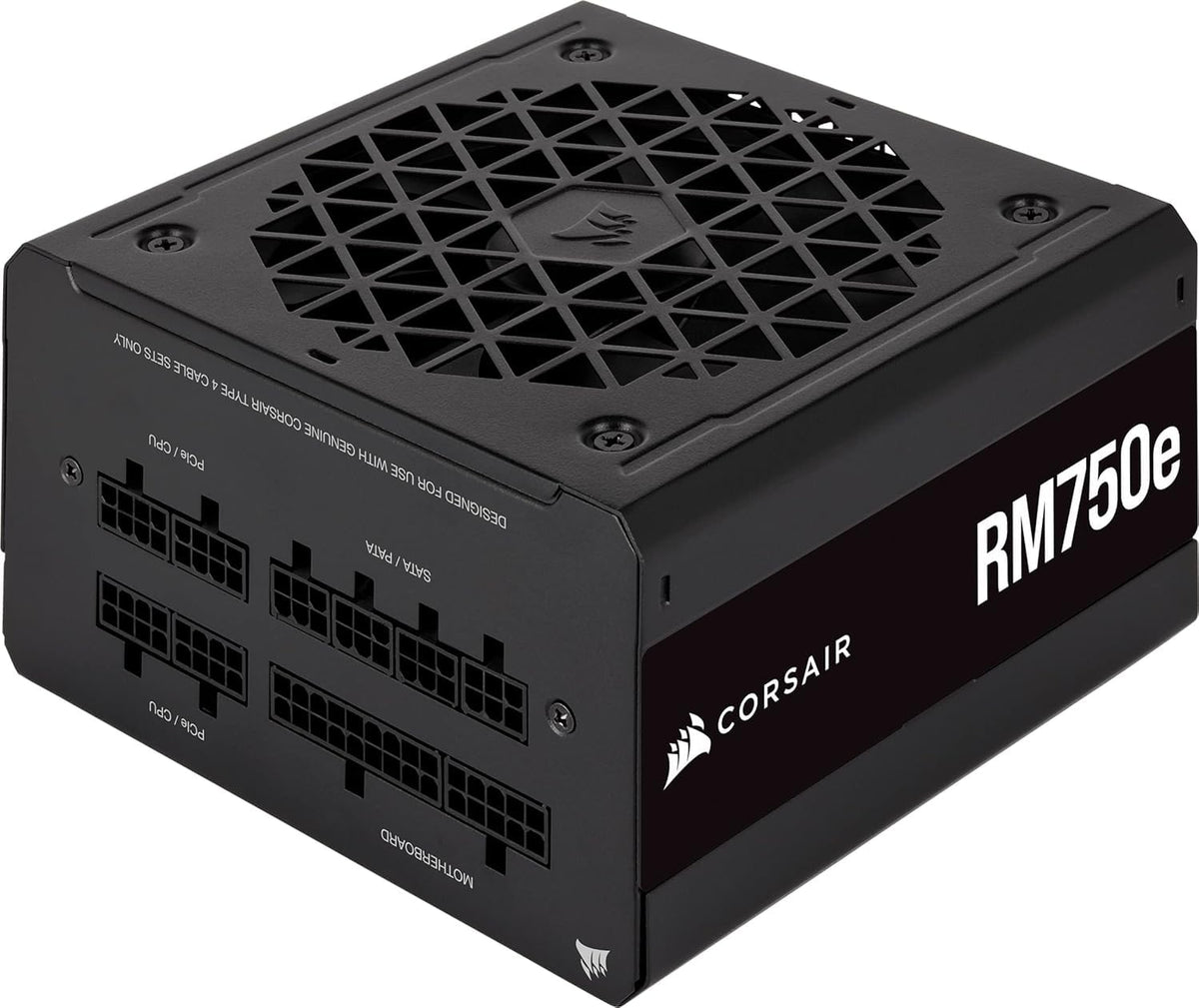 Corsair RM750e 2023 fully modular cables for a clean, customizable PC build