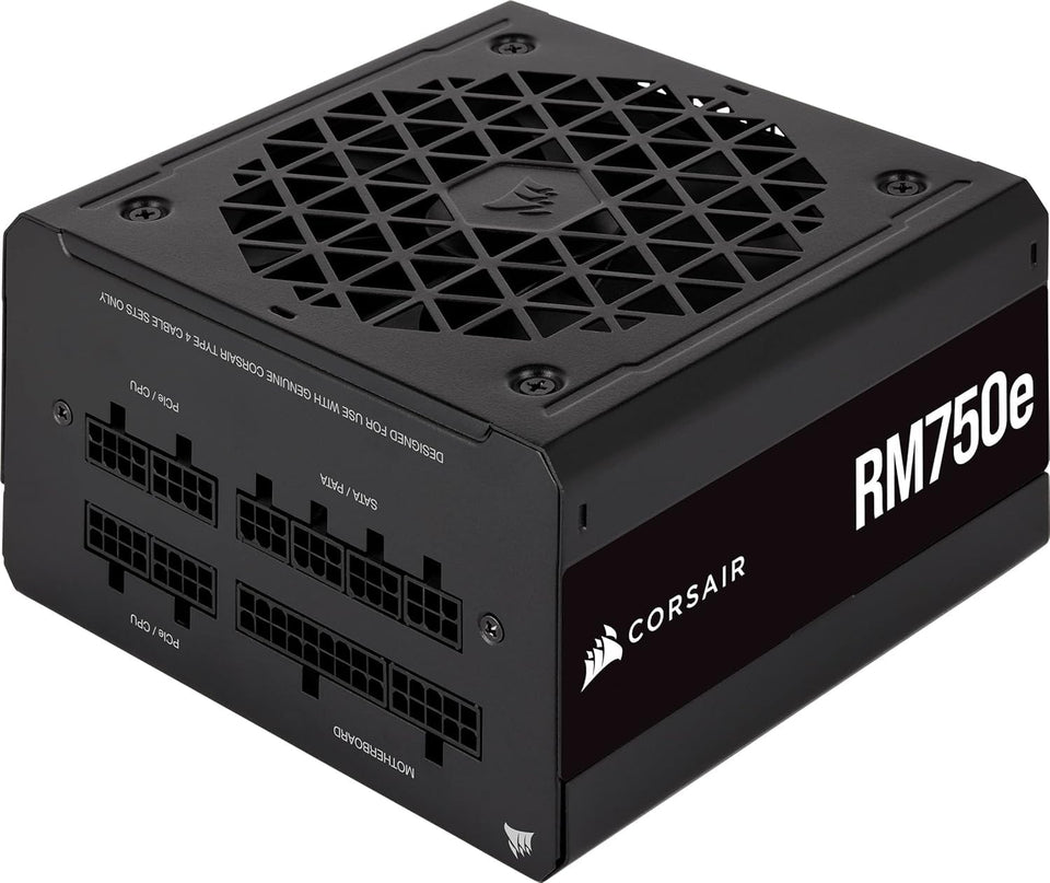 Corsair RM750e 2023 fully modular cables for a clean, customizable PC build
