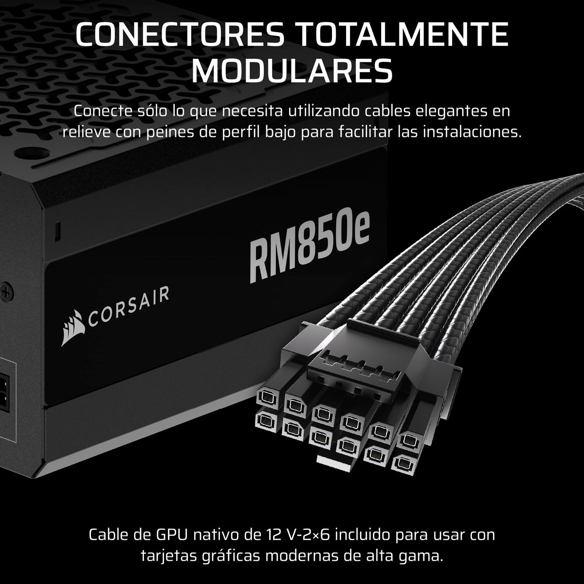 Corsair RM850e is ATX 3.1 certified for modern platforms