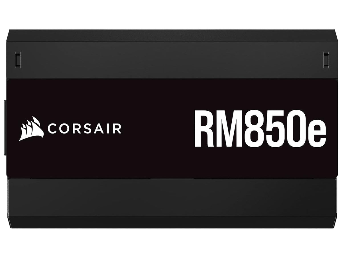 Corsair RM850e ATX 3.0 PCIe 5.0 readiness enables future-proof hardware connections.