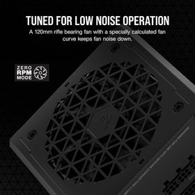 Corsair RM850e fully modular cables help simple builds and upgrades.