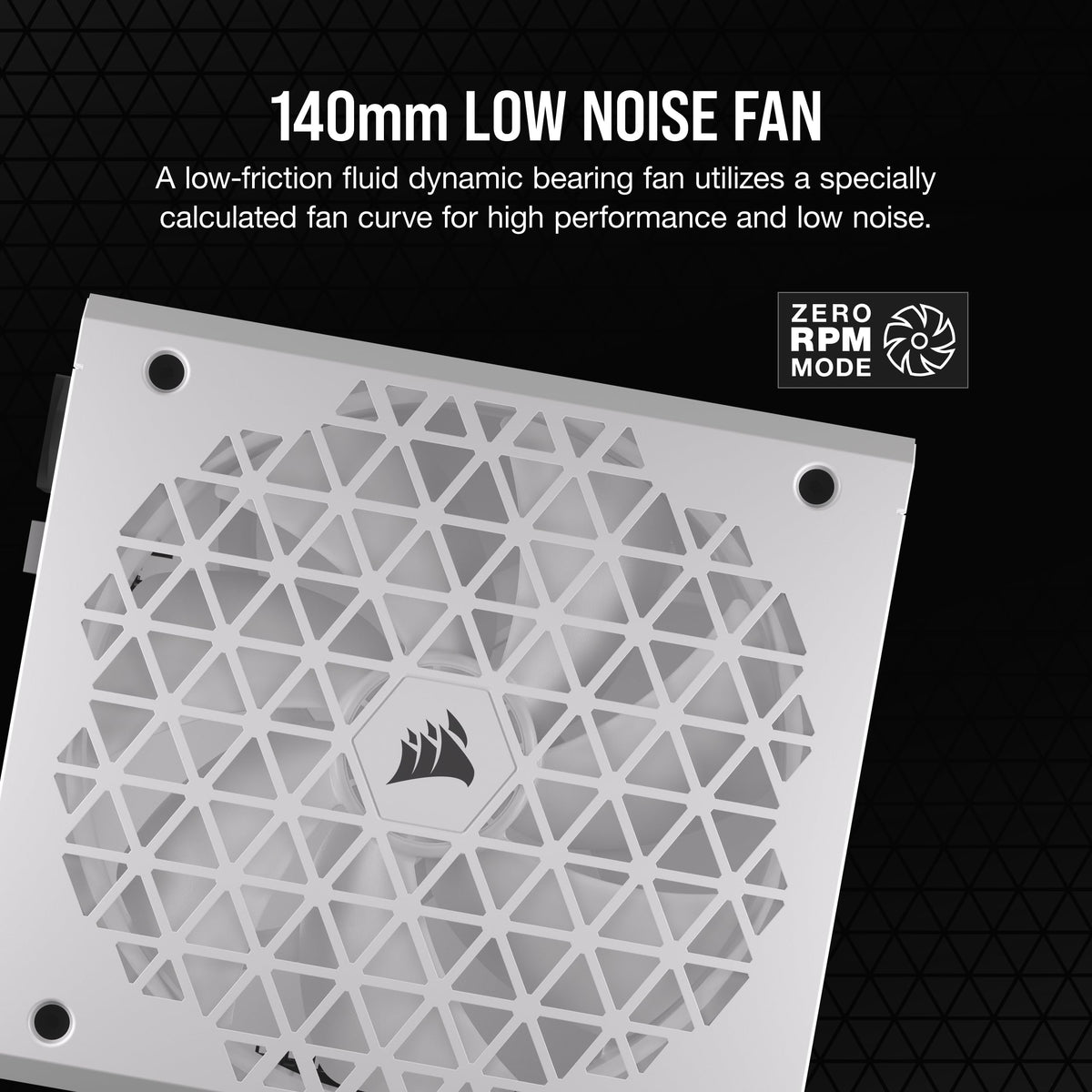 CORSAIR RM850x Shift uses Japanese 105°C capacitors for reliability.