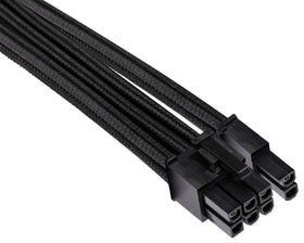 Corsair cables beside a hand for scale showing build-friendly length