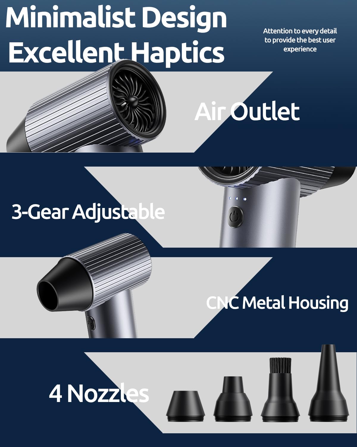 COSANO ergonomic non-slip grip for comfortable use during extended cleanings.