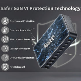 COSCTOR close detail of housing and GaN IV chip for efficient charging