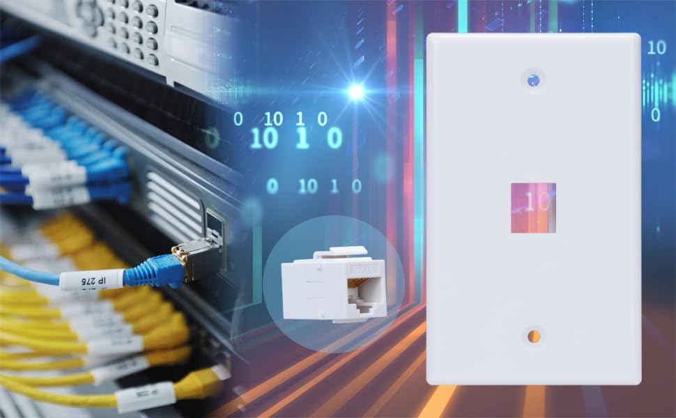Cosfox durable white ABS wall plate material for reliable performance.