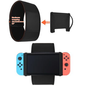 Cosmos elastic straps detail emphasizing firm device retention benefit