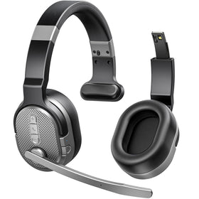 COSMUSIS front view headset in silver showing design and comfort