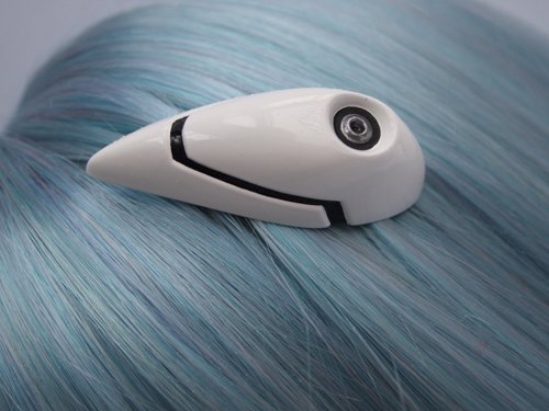 COSPA Evangelion interface headset right piece provides balanced support for comfortable cosplay wear.
