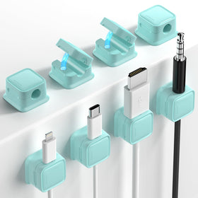 Costop 8-pack magnetic cord organizer securely holds wires on any surface