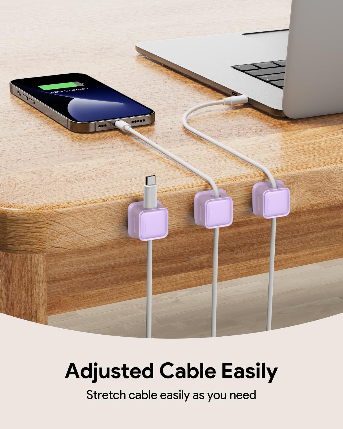 Costop adhesive magnetic cable holder with no-residue pad
