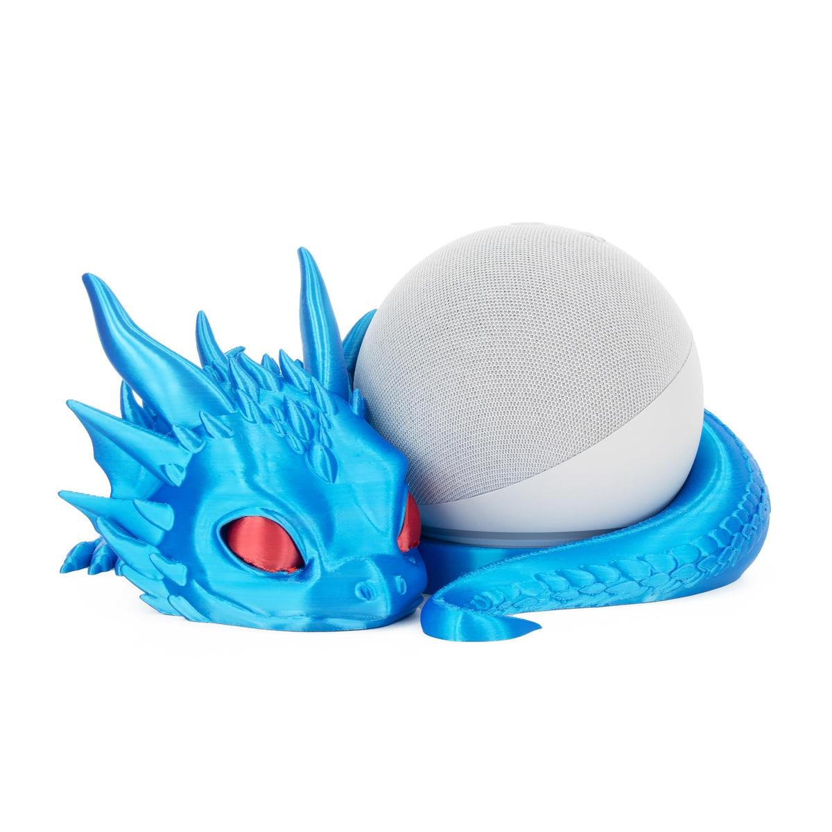 Costume Wizard dragon stand for Echo Dot 5th Gen elevates sound with playful decor.